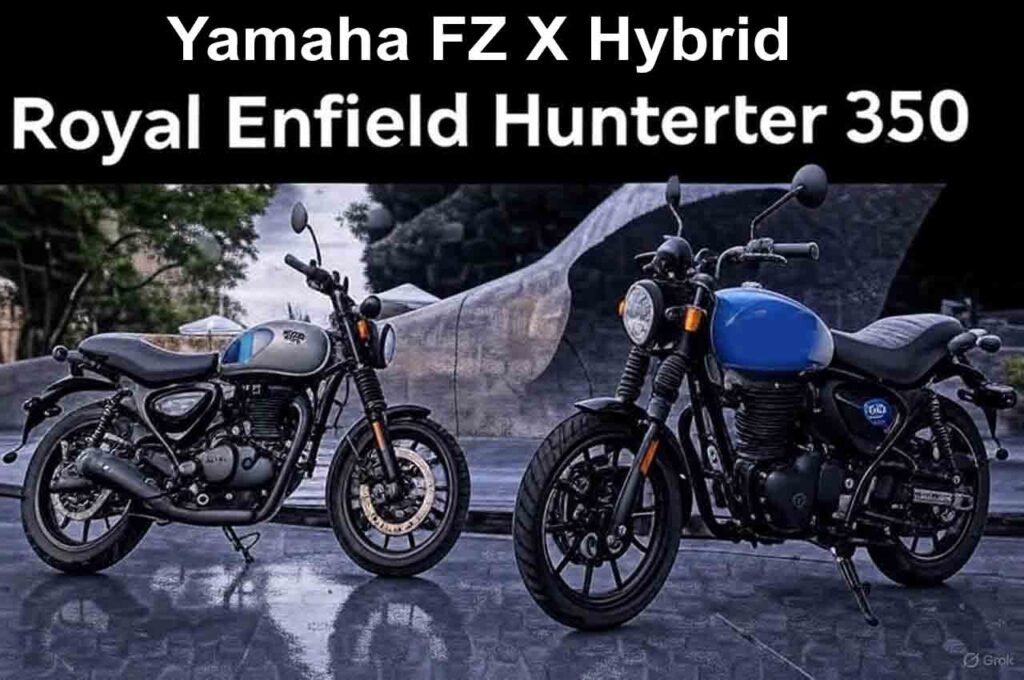 Royal Enfield Hunter 350 vs Yamaha FZ X Hybrid